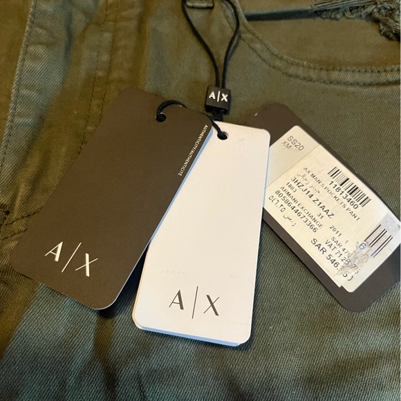 NEW!!! Armani Exchange J14 skinny jeans in olive green size 31. - Picture 8 of 12
